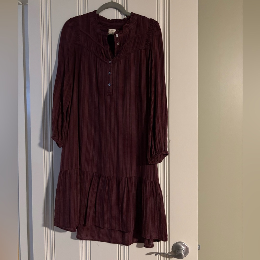 Loft Henley button dress